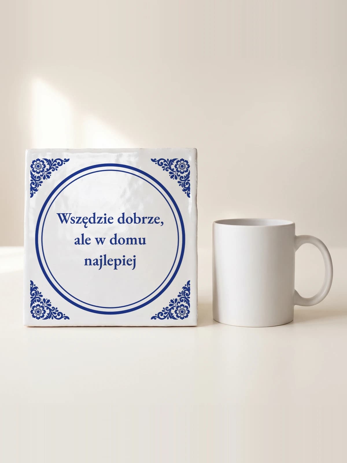 Kafelek z sentencją