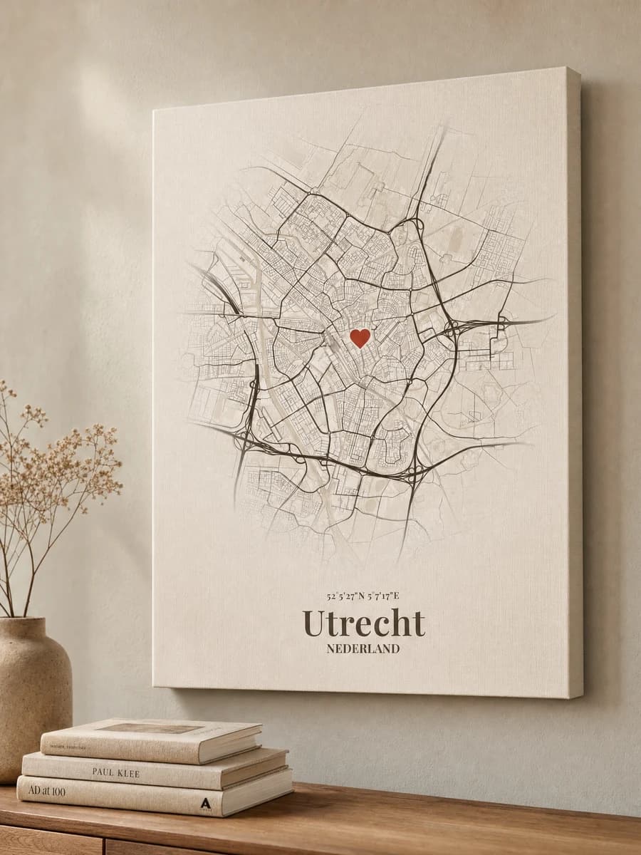 Stadskaart canvas