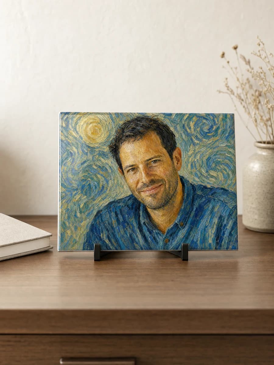 Rechthoekig Van Gogh Fototegeltje