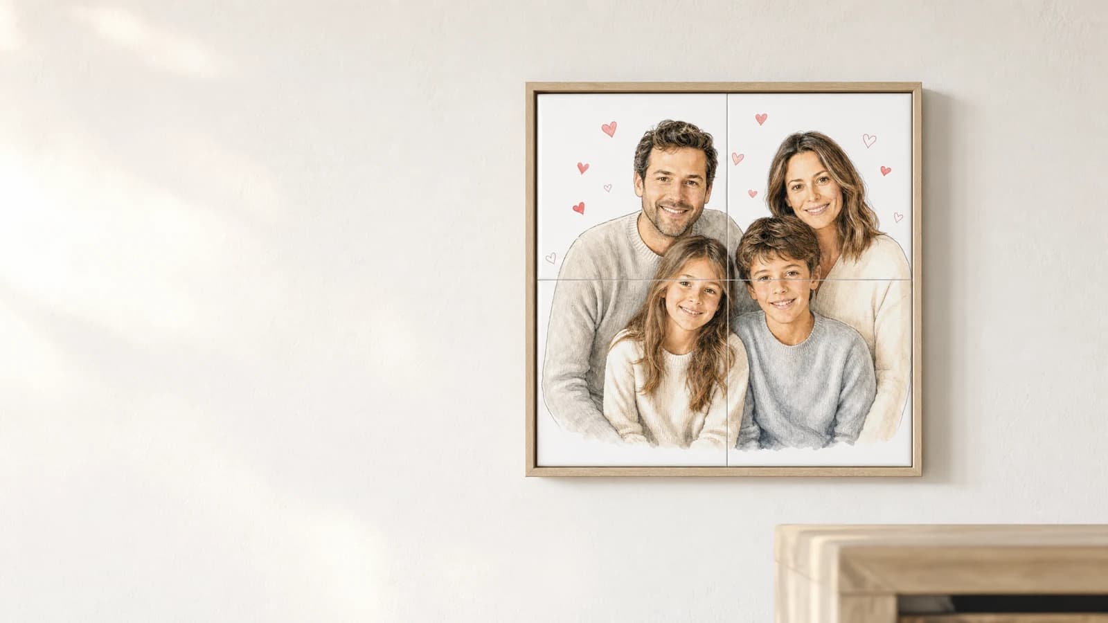 Verliefd Fototegeltjes in Baklijst