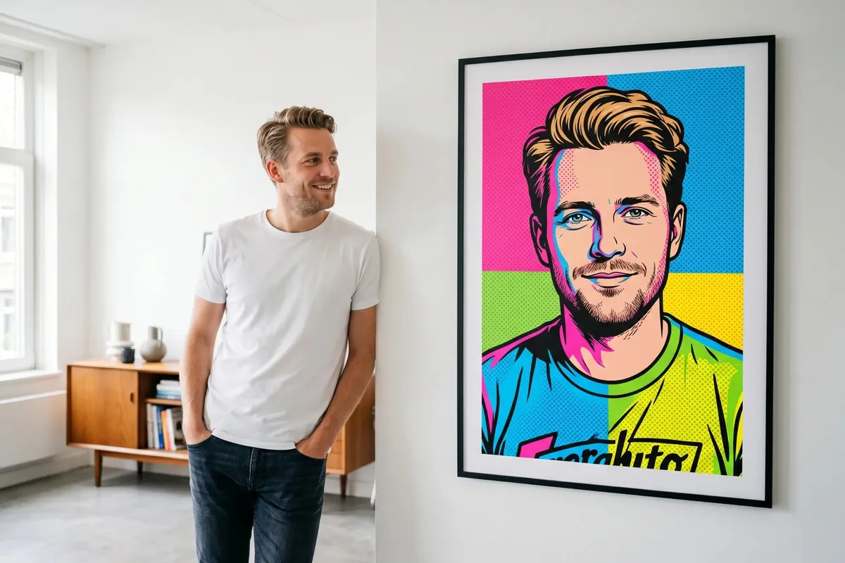 Pop Art Porträt