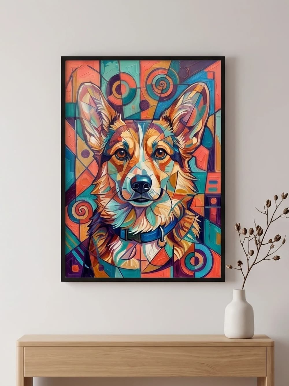Abstracte Dierenposter