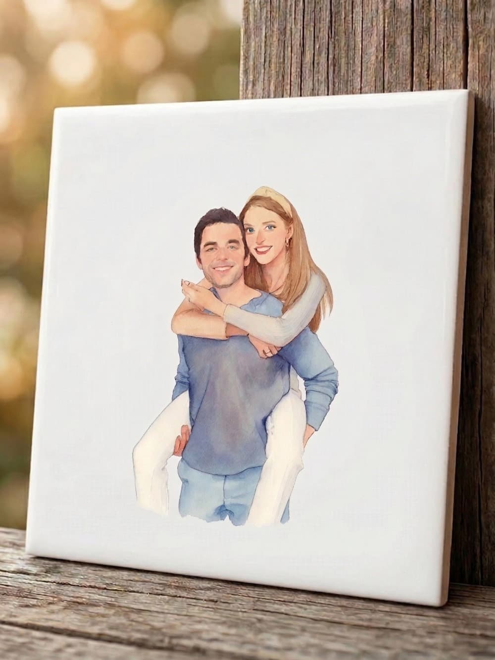 Aquarel Fototegeltje