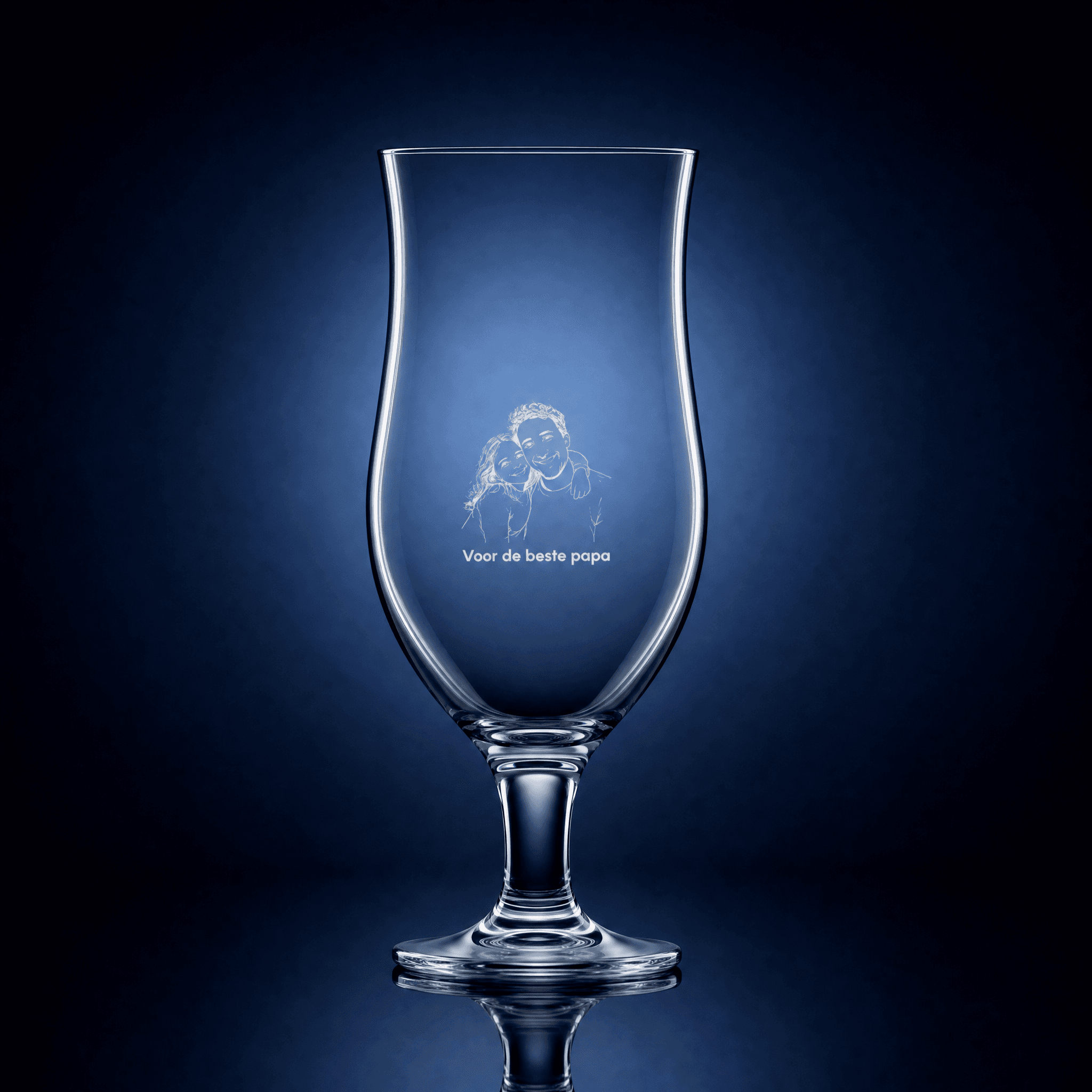 Bierglas met jullie portret