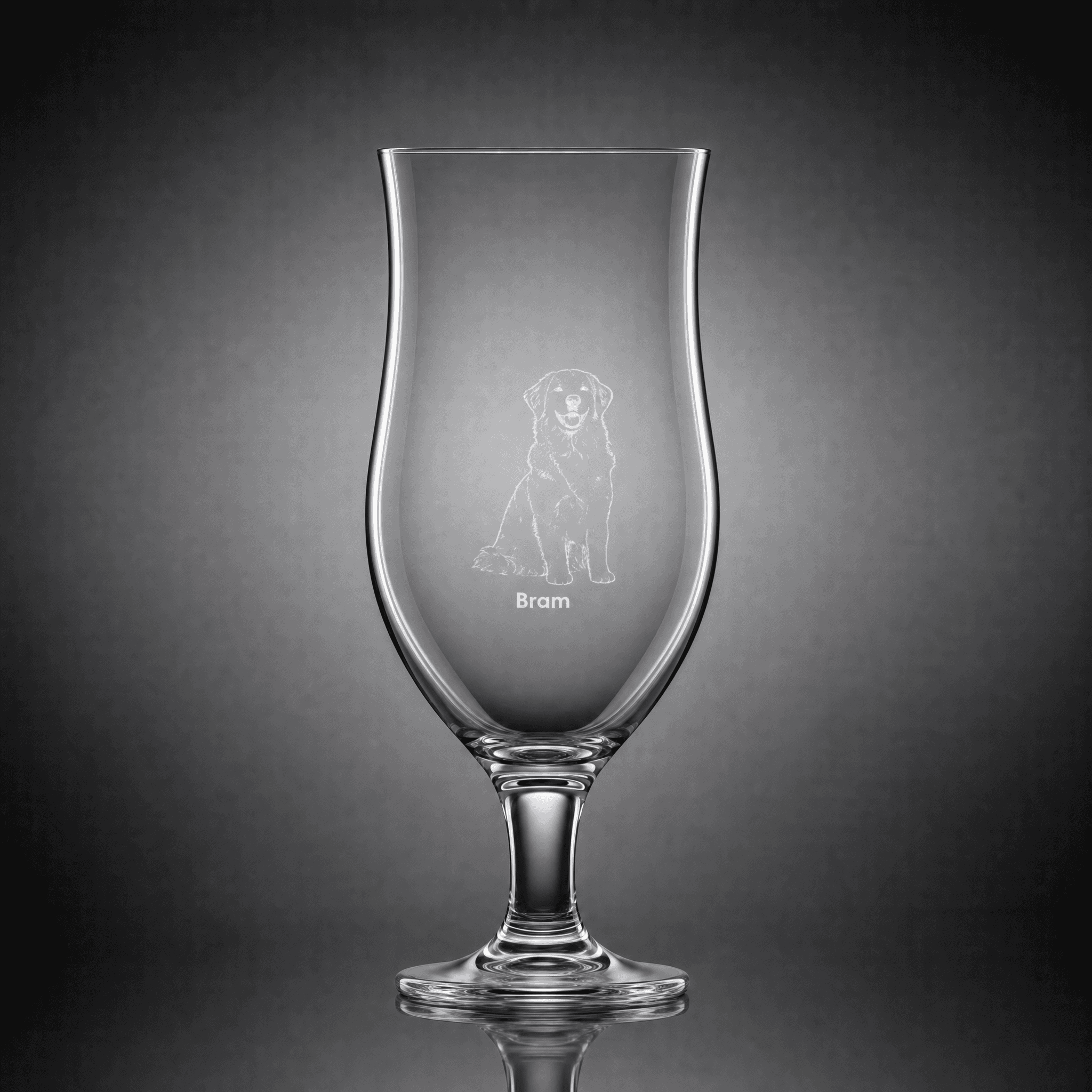 Bierglas met tekening van je foto