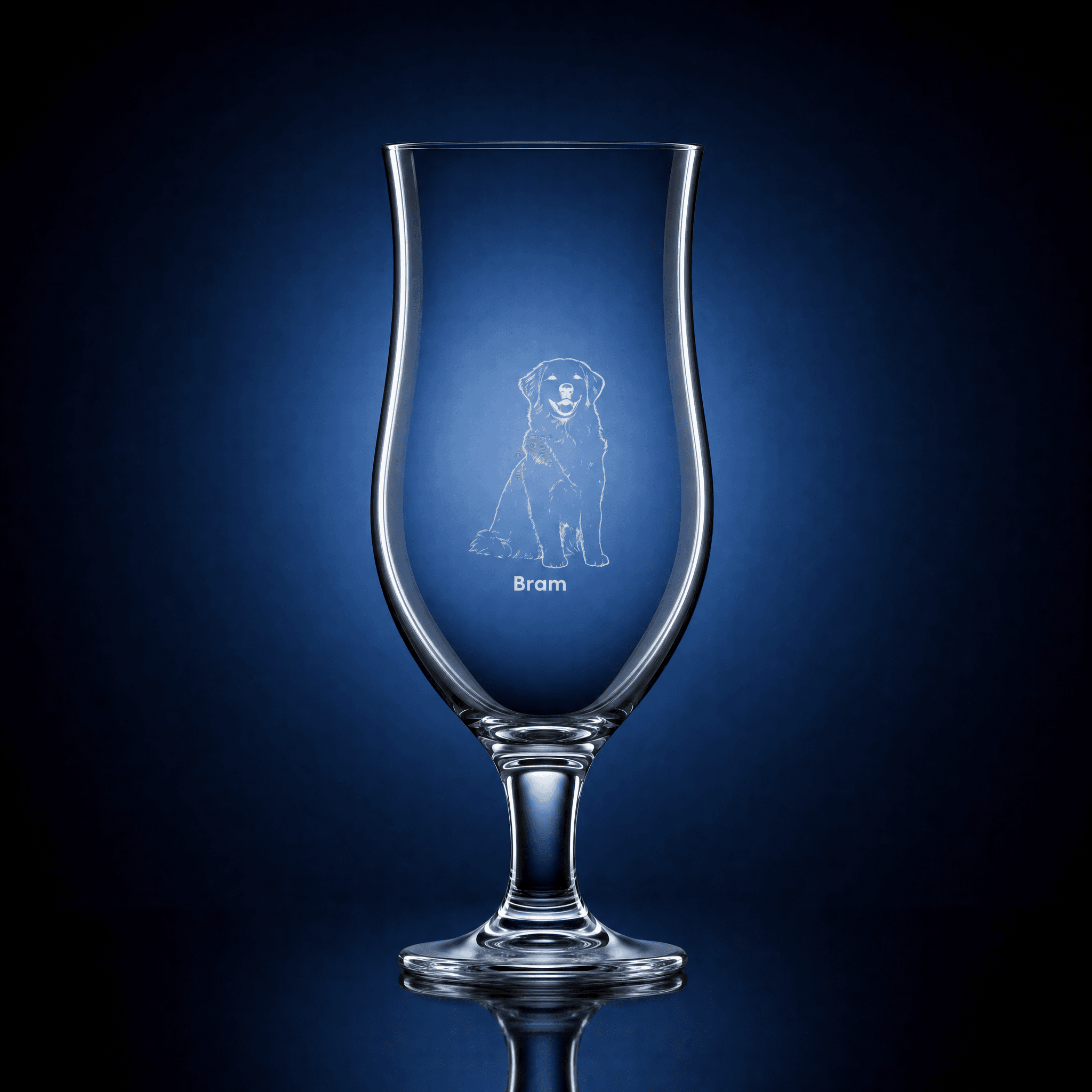 Bierglas met tekening van je foto
