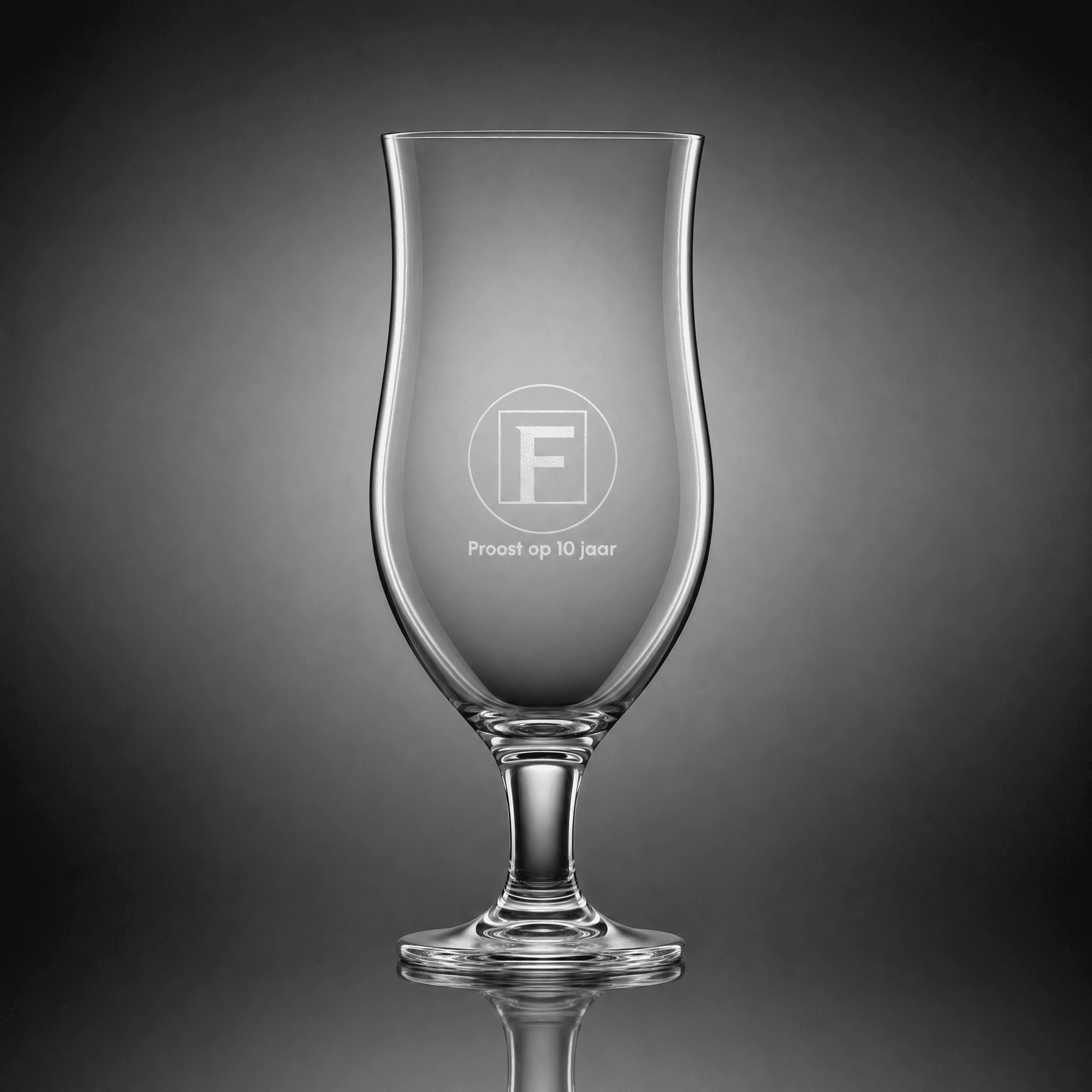 Bierglas met logo en bedrijfsnaam