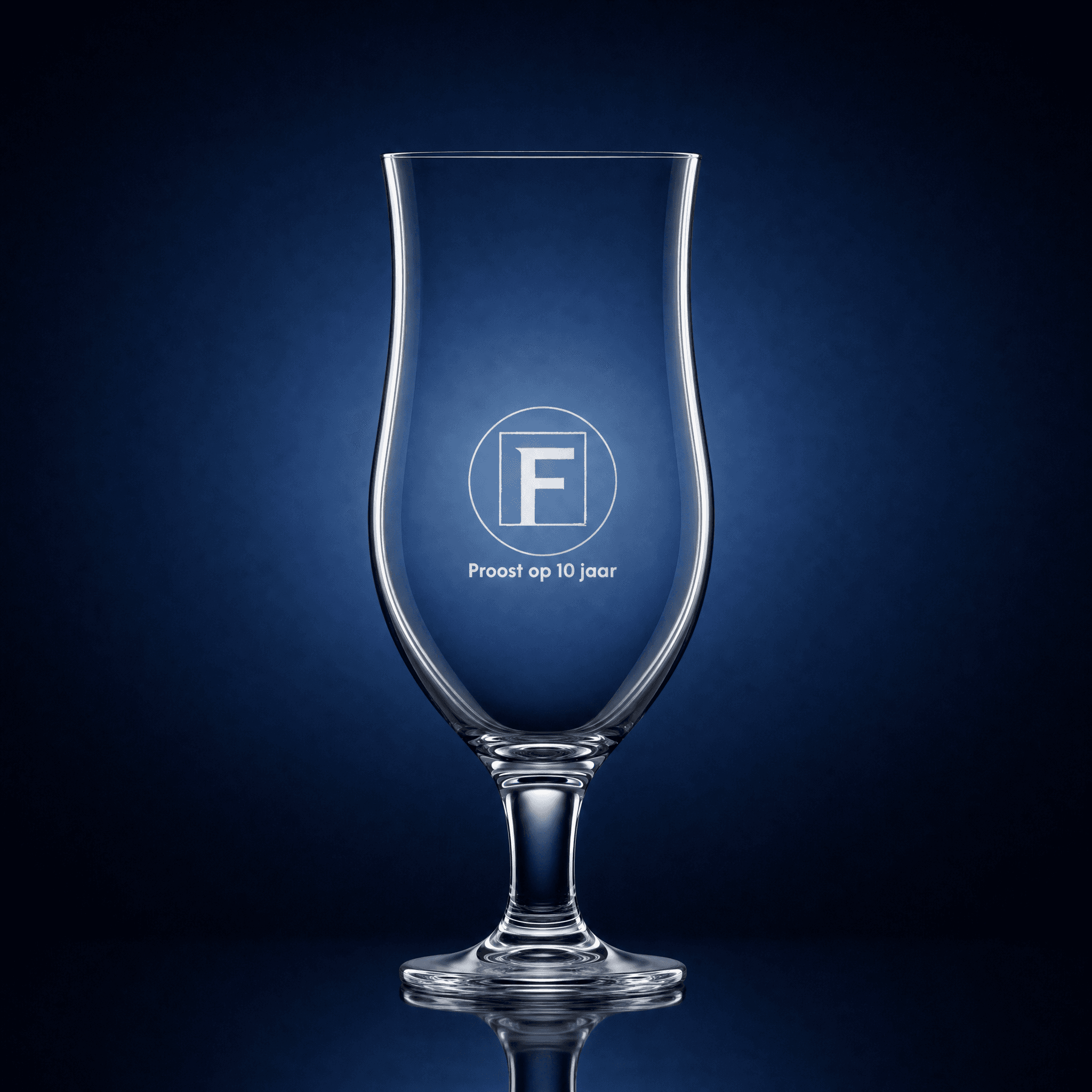 Bierglas met logo en bedrijfsnaam