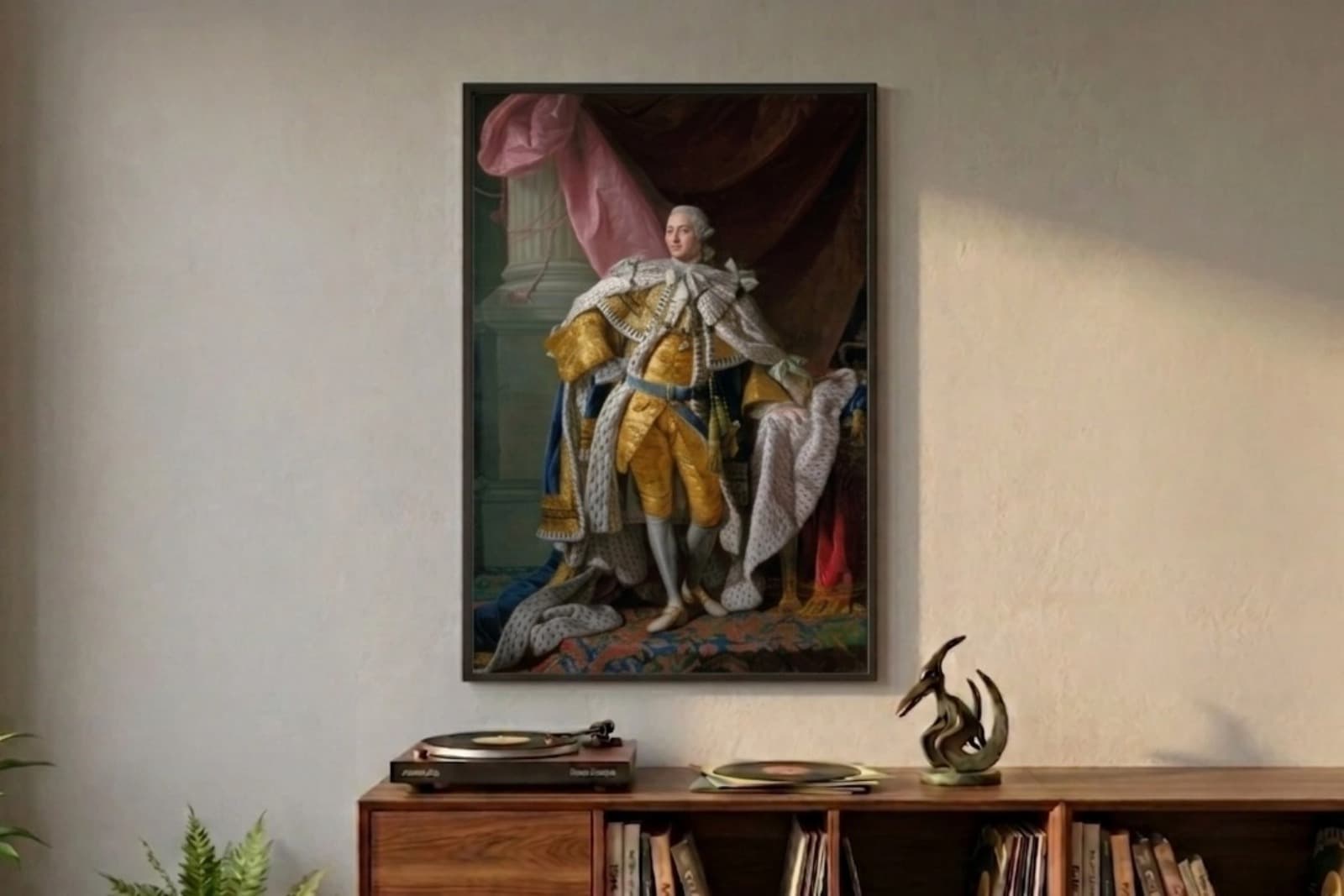 Gepersonaliseerd koninklijke monarch portret