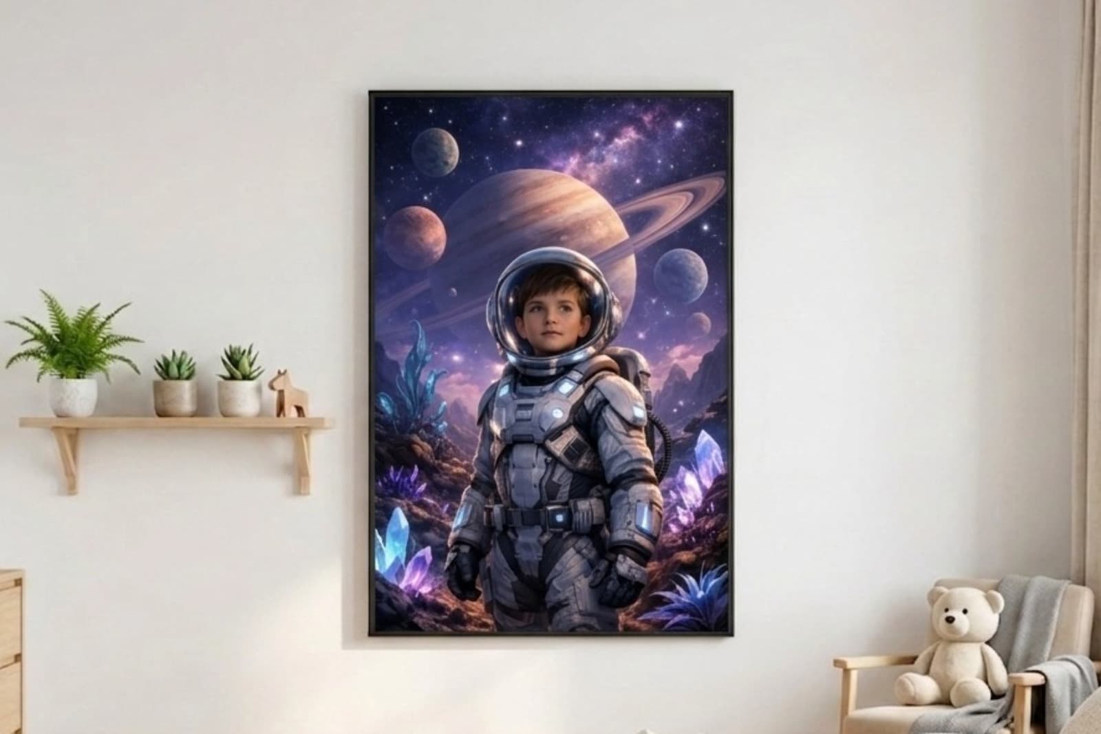 Gepersonaliseerde kosmische dromer Poster