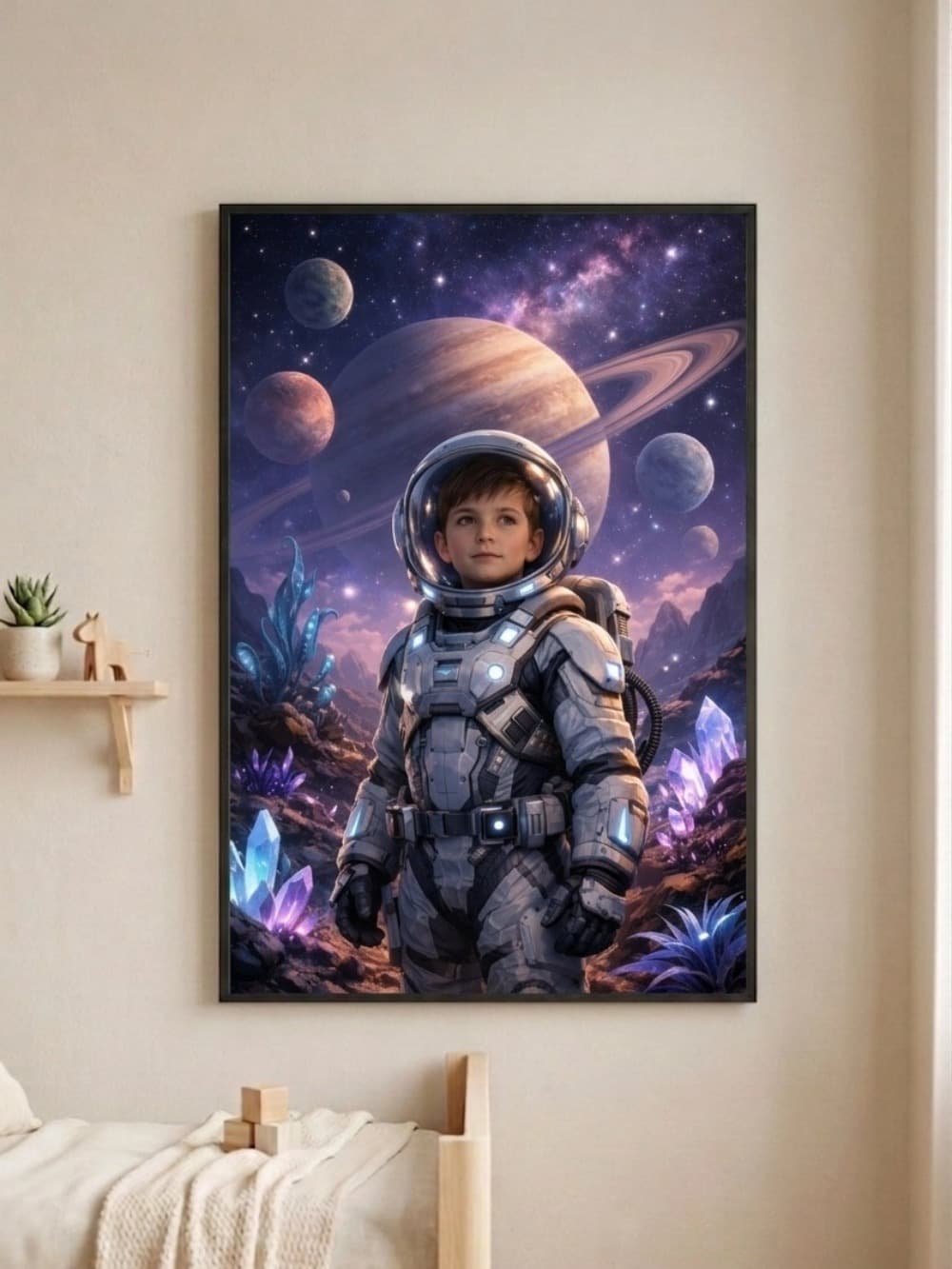 Spersonalizowany Plakat Kosmicznego Marzyciela