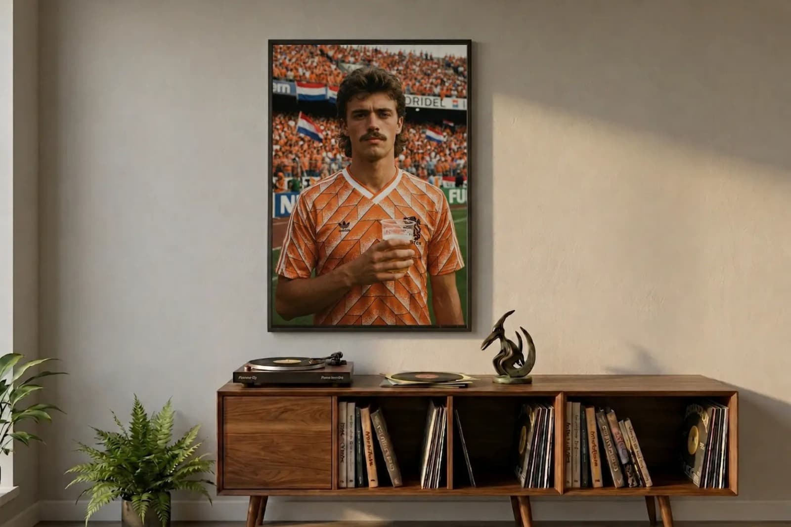 Gepersonaliseerde retro EK 1988 poster