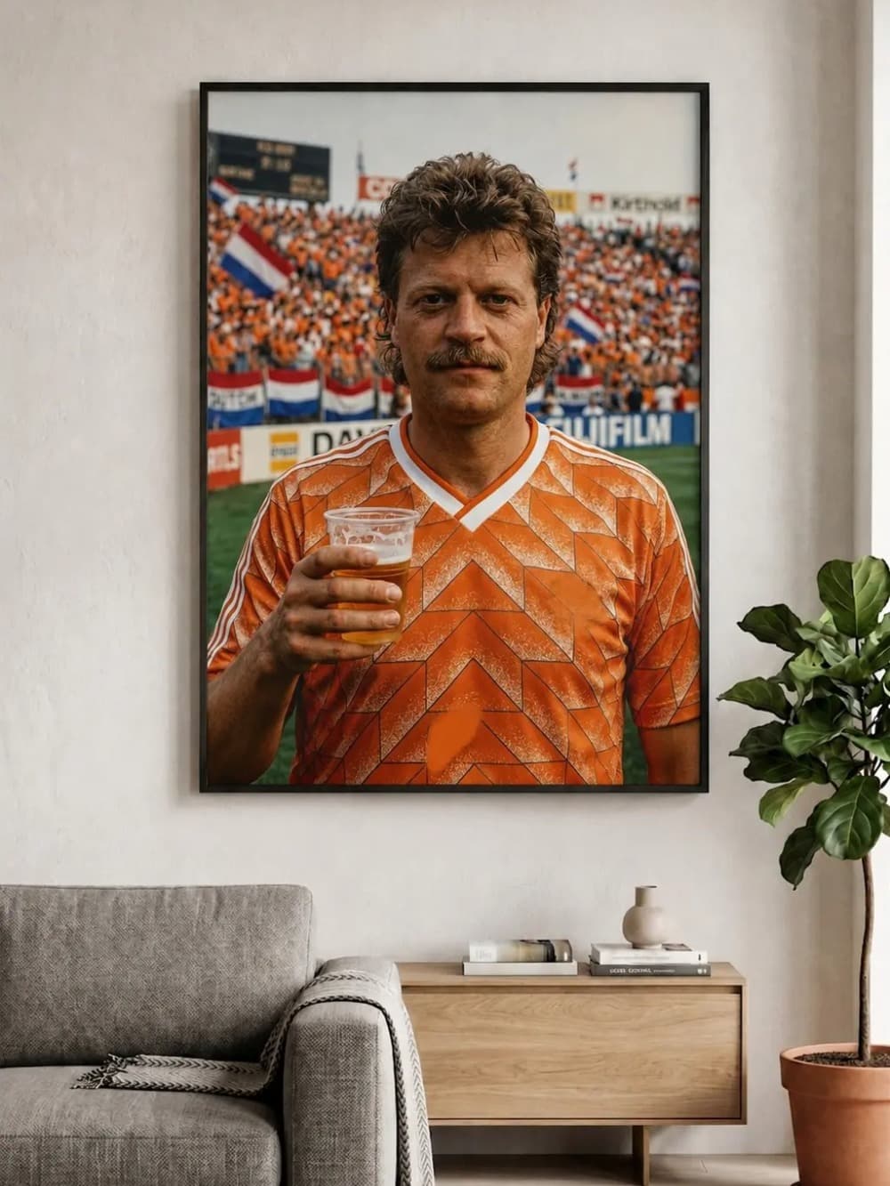 Gepersonaliseerde retro EK 1988 poster