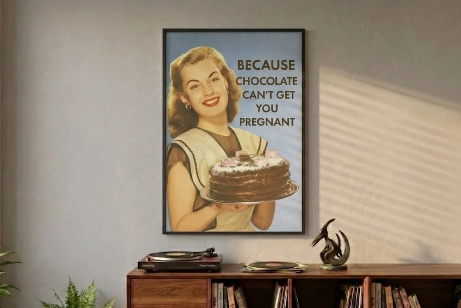 Gepersonaliseerde vintage poster - zoete ontsnapping