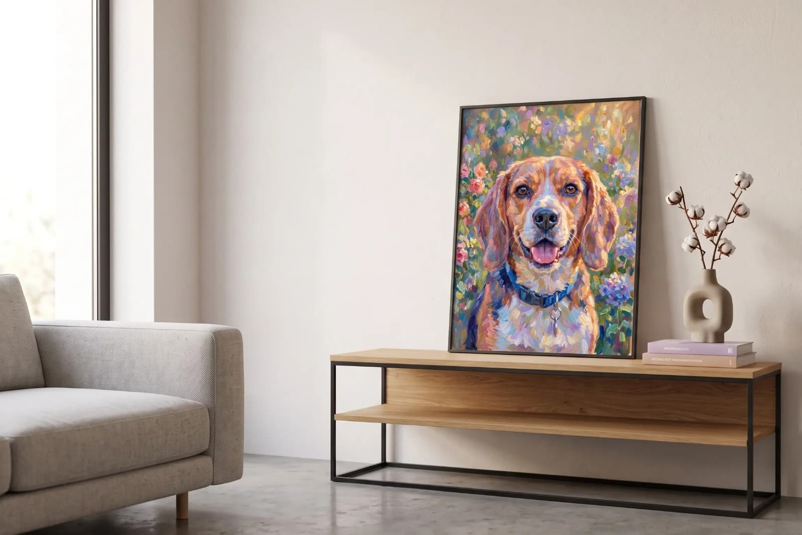 Olieverf Dierenportret