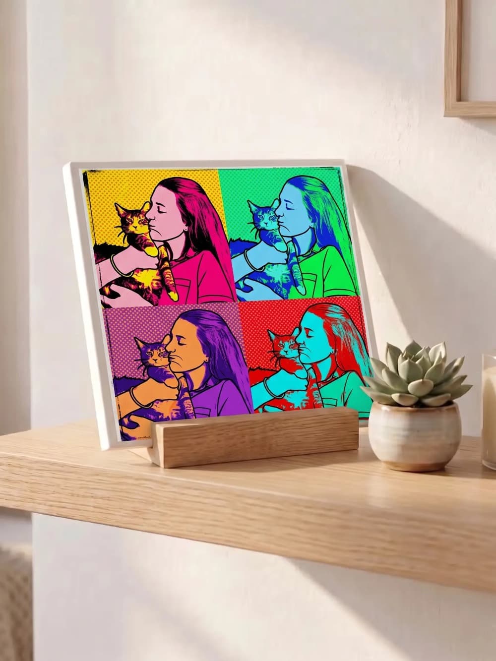 Pop Art Fototegeltje