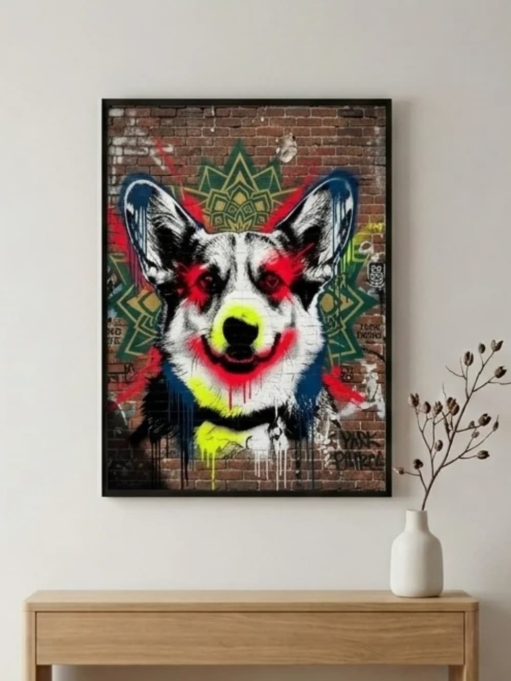 Street-art dierenposter