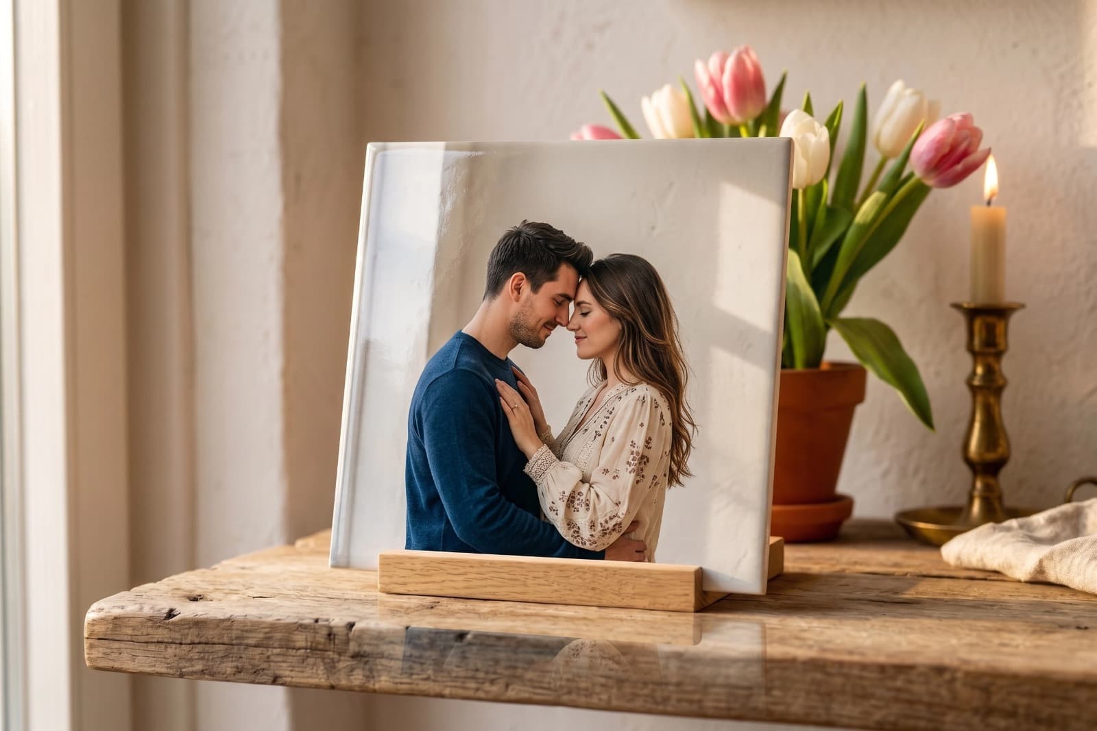 Fototegeltje met eigen foto