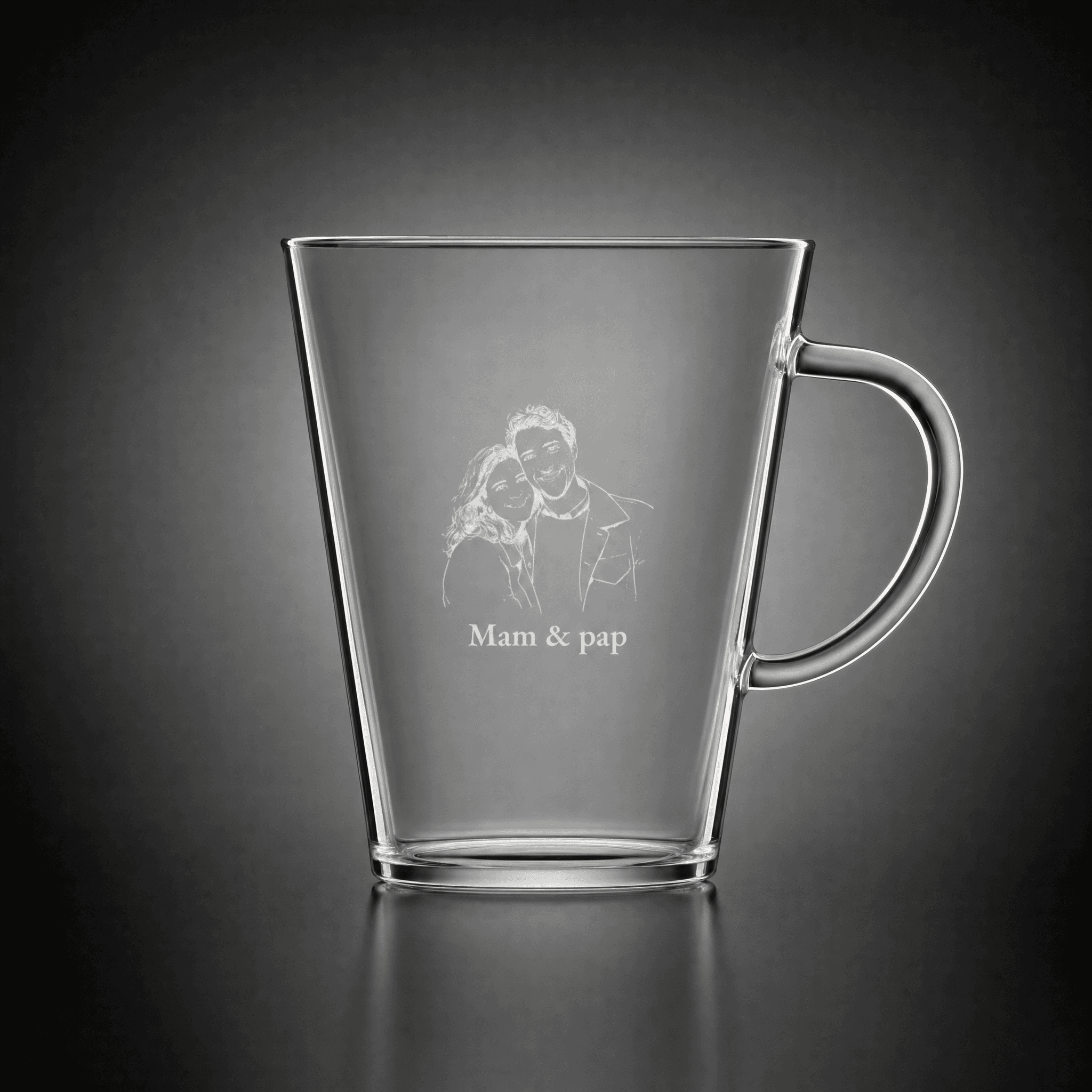 Theeglas met jullie portret
