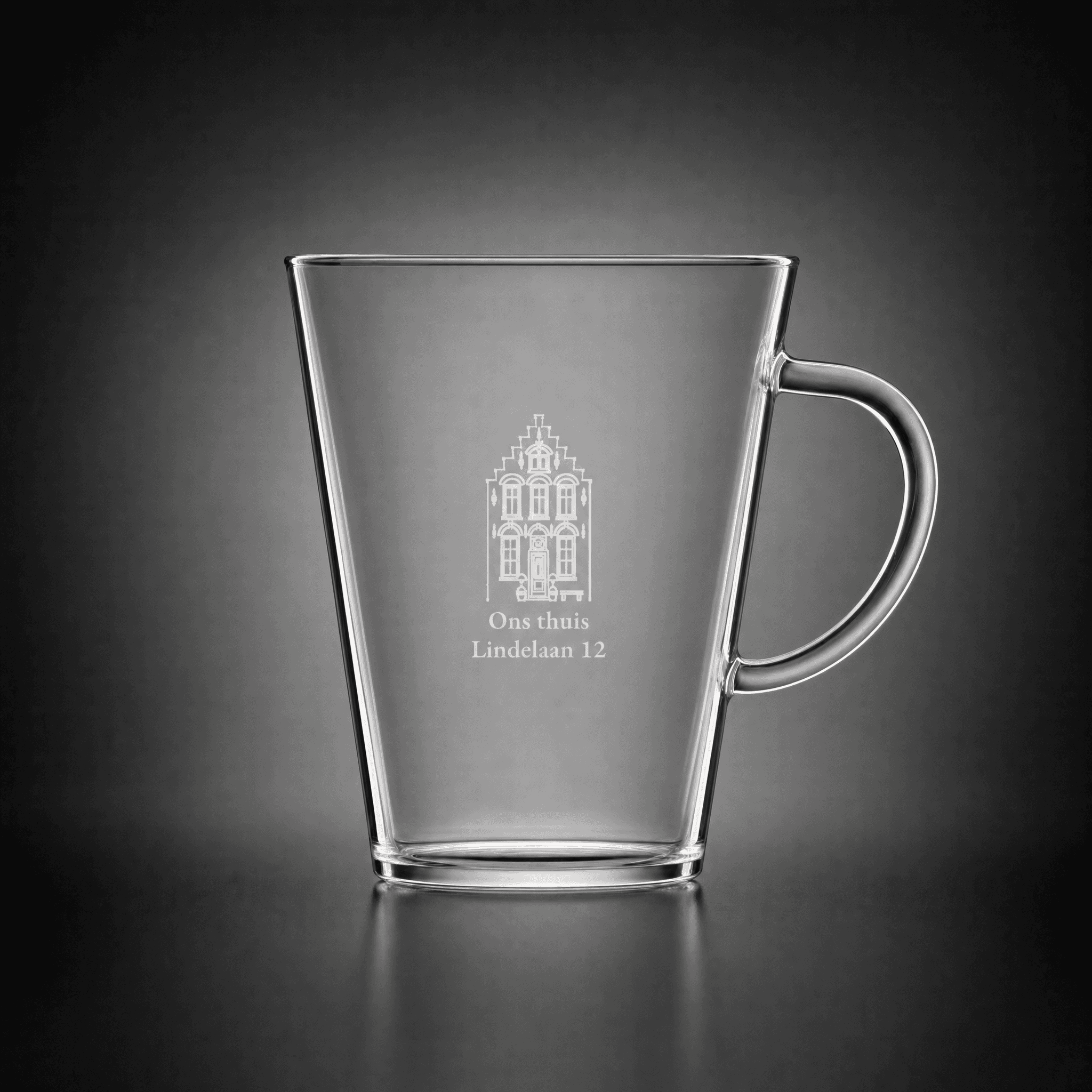 Theeglas met tekening van je foto