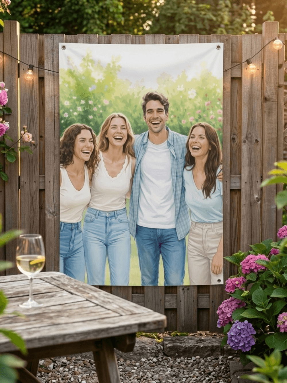 Tuinposter — productfoto