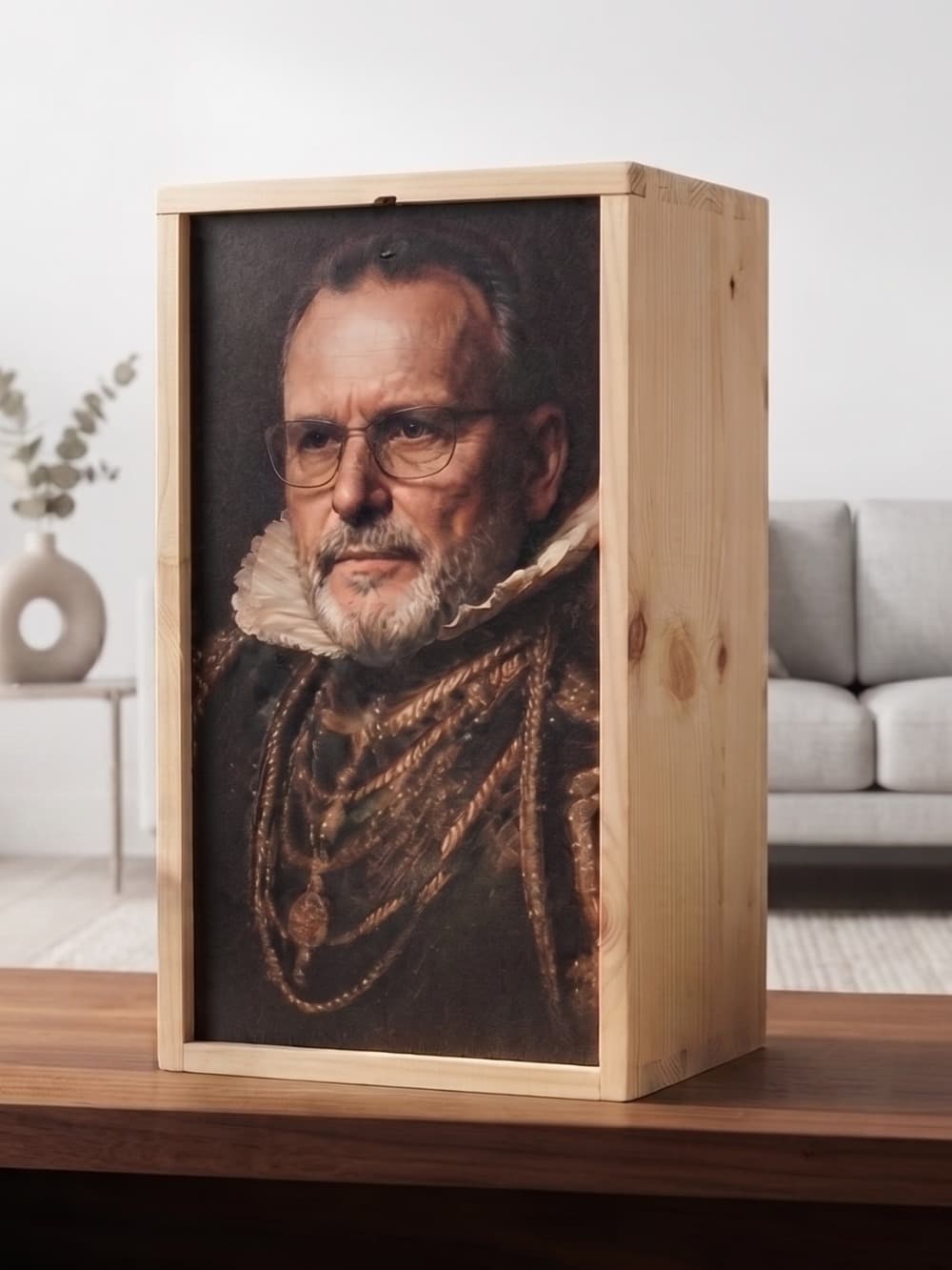 Adellijk Portret Wijnkist