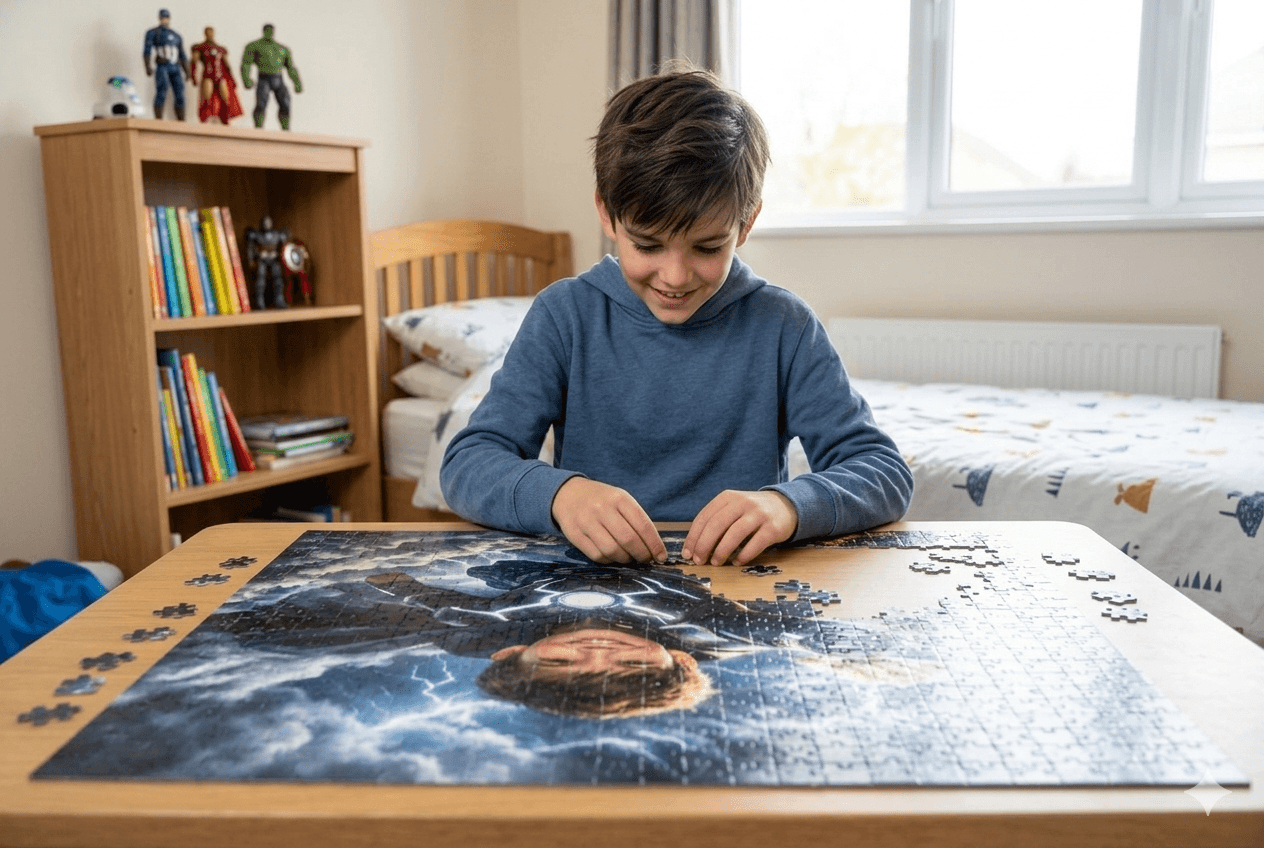 Superman puzzel