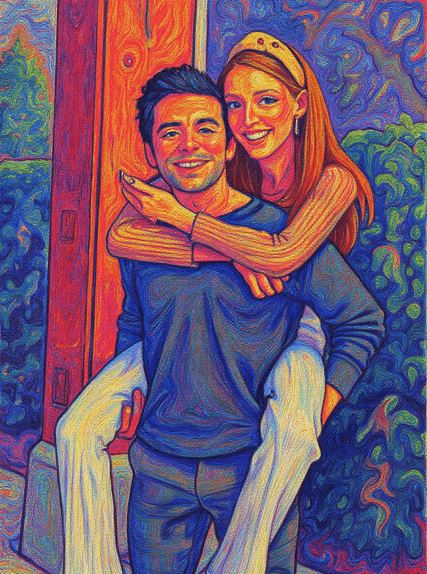 Psychedelische Digitale Schilderkunst